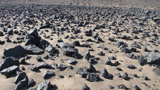 محوطه سرزمین سیاه طبس در خراسان جنوبی